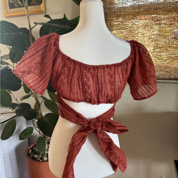 Women's Rust Top - Picture 3 of 4